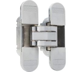 Скрытая петля CEMOM MOATTI ESTETIC 80/A 3D матовый хром, регулируемая, вес полотна 80кг, 29x111,5мм 51520 