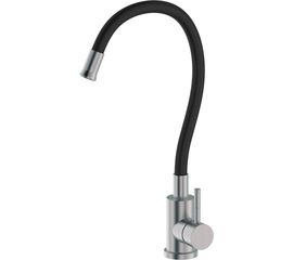 Смеситель для кухни OLIVES Balear с гибким изливом, нержавеющая сталь 13435-3BL 