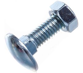 Мебельный болт с гайкой Tech-Krep DIN603 оцинк. М6х20 10 шт 108760 
