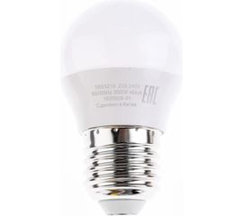 Лампа Gauss Basic, шар, 7,5W, 670lm, 3000K, E27, LED, 1/10/100 1053218 