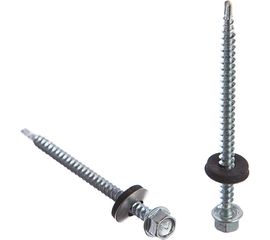 Кровельный саморез Tech-Krep КР ZP сверло 4,8х76 3 шт - пакет 124642 