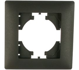 Рамка GUSI ELECTRIC Bravo 1-местная, цвет графит С1010-010 