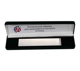 Контрольный образец для капиллярной дефектоскопии с искусственным дефектом типа трещина класс 3 А3 Инжиниринг 5734652854845 