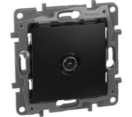 Механизм розетки TV Legrand СП Etika с топологией звезда 2 дБ 0-2400 мГц антрацит 672651 