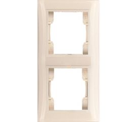 Двухместная вертикальная рамка Volsten V01-12-A22-M Magenta Crema, 9970 