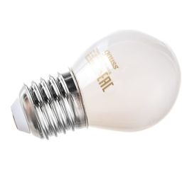 Лампа Gauss Filament, шар, 9W, 590lm, 3000К, Е27, milky, диммируемая, LED, 1/10/50 105202109-D 