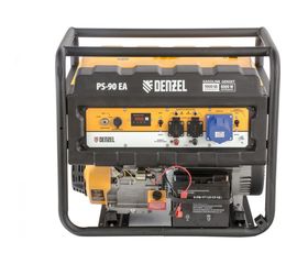 Бензиновый генератор DENZEL PS 90 EA, 9,0 кВт, 230В, 25л 946934 