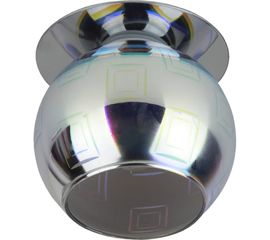 Светильник ЭРА DK88-2 декор 3D квадрат G9,220V, 35W, серебро/мультиколор Б0032366 
