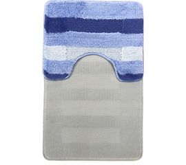 Комплект из 2 ковриков LCADESI High Mono 60х100, 60х50, Colorline, голубой 226107 