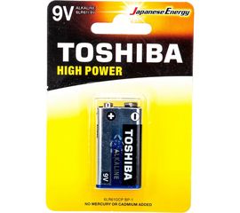 Алкалиновый элемент питания Toshiba 6LR61 1/card 545 