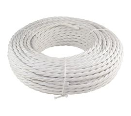 Витой провод Retrika, ретро 3х2.5 белый, 50м RP-32501 