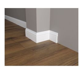 Напольный плинтус Decor-Dizayn ударопрочный влагостойкий под покраску 82Х12Х2000 мм DD48 