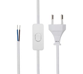 Сетевой шнур REXANT с выключателем 2х0,75 кв.мм 1,8 м 11-1133 