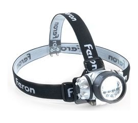 Налобный фонарь FERON на батарейках TH2303 3xAAA 1W 7LEDs IP44 пластик 41707 