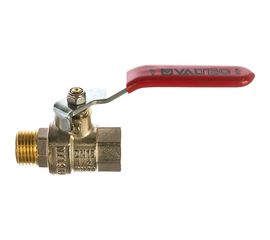 Шаровой кран, стальная рукоятка 1/2 вн.-нар. Valtec BASE VT.215.N.04 