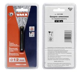 Сверло алмазное по керамограниту 12 мм VMX 511104 