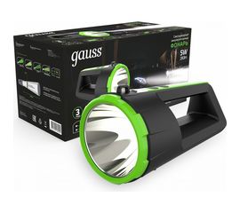 Прожекторный фонарь Gauss модель GFL701 5W 280lm Li-ion 5000mAh диммируемый LED 1/10/30 GF701 