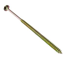 Саморез по дереву КРЕП-КОМП желтый цинк POZY 5х120 100шт жд5120ф 