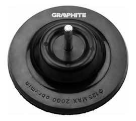 Тарелка опорная с липучкой 125 мм для дрели GRAPHITE 55H824 