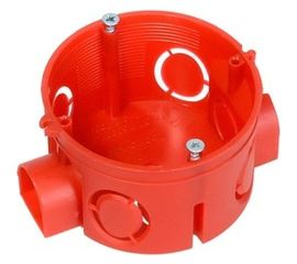 Установочная коробка Промрукав безгалогенная HF 68х42 с саморезами 1 шт 80-0500 С 