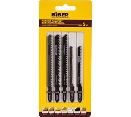 Набор пилок по дереву (5 шт) Biber 85288 тов-120527 