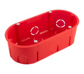 Двухместная установочная коробка Промрукав 80-0540 С безгалогенная HF 140х68х46 1 шт 80-0540 С 