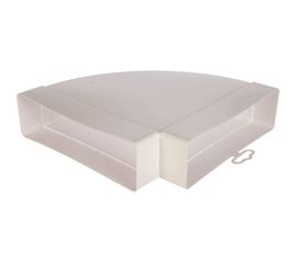 Колено горизонтальное пластик 90, 60х204 мм ERA 620КГП 