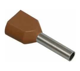 Наконечник-гильза IEK, НГИ2 1,5-8 коричневый 20шт UTE10-4-D2-4-100 