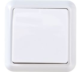 Выключатель Кунцево-Электро ОПТИМА открытой установки, одноклавишный, 10А А110-377 8000 