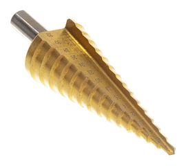 Сверло по металлу ступенчатое (4-32 мм; 15 ступеней; TiN) SKRAB 30163 