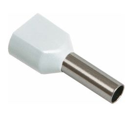 Наконечник IEK НШвИ, 2x1.5-8, ИЭК, НГИ2, 100шт, белый UTE10-D2-4-100 