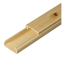 Кабель-канал Промрукав сосна 2-й замок 20х10 2-х метровый PR.025436 