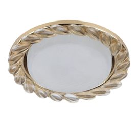 Светильник под лампу Gx53 ЭРА DK83 GD/WH 220V,13W, золото/прозрачный Б0020571 