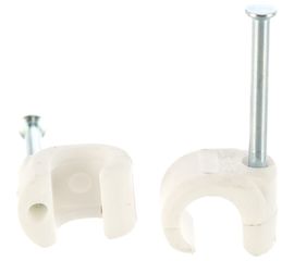 Крепежная скоба ЕВРОПАРТНЕР белая SC 7-10 50шт. 3 0835 1 