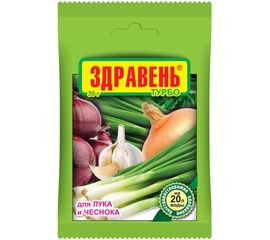Удобрение для лука и чеснока Ваше Хозяйство Здравень Турбо 30 г 4607043200327 