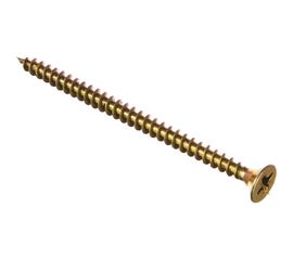 Универсальный саморез Tech-Krep 90х6,0 мм 50 шт желтый, коробка с окном 102274 