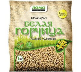 Семена Лама Торф Сидерат Горчица Белая, 1 кг 4680010312643 