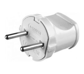 Электрическая вилка Stayer MASTER, 6А/220В, белая 55150-W 