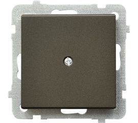 Заглушка Ospel Sonata, без рамки, шоколадный металлик Z-1R/m/40 