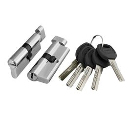 Цилиндровый механизм с вертушкой PUNTO A202/70 mm 30+10+30 SN мат. никель 5 кл. 30235 