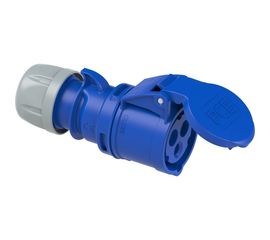 Кабельная розетка PCE 32А 230V 1P+N+E IP44 223-6 