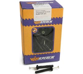 Дюбель-гвоздь с грибовидным бортиком VIPКрепеж 6х40 120 шт 43702 VIP 