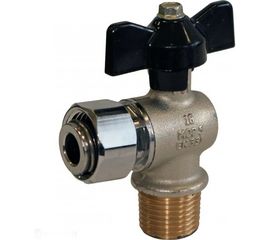 Кран шаровой угловой STOUT НР/накидная гайка 3/4x3/4 SVB-0010-000020 