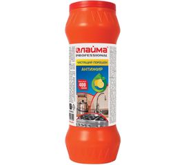 Чистящее средство ЛАЙМА PROFESSIONAL Антижир Лимон, порошок, 400 г 604654 