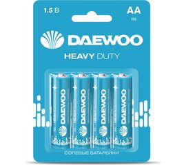 Солевая батарейка DAEWOO R 6 Heavy Duty 2021 BL-4 5029309 