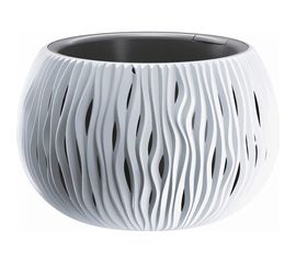 Кашпо для цветов Prosperplast SANDY BOWL белый 2 предмета 3,9л DSK290-S449 