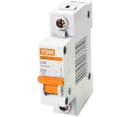 Автоматический выключатель TDM ВА47-63 1Р 50А SQ0218-0008 
