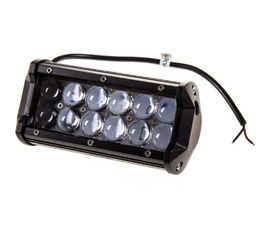 Прямоугольная светодиодная фара SKYWAY OFF ROAD 12V/24V 36W 6000K 12 диодов дальний свет S08401021 