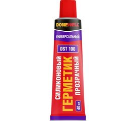 Силиконовый герметик DONEWELL универс. прозрачный 40 мл DST100 