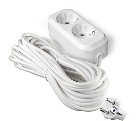 Удлинитель UNIVersal У10-553 ПВС 3*0,75, 2 гнезда, с/з 10м 553-10 